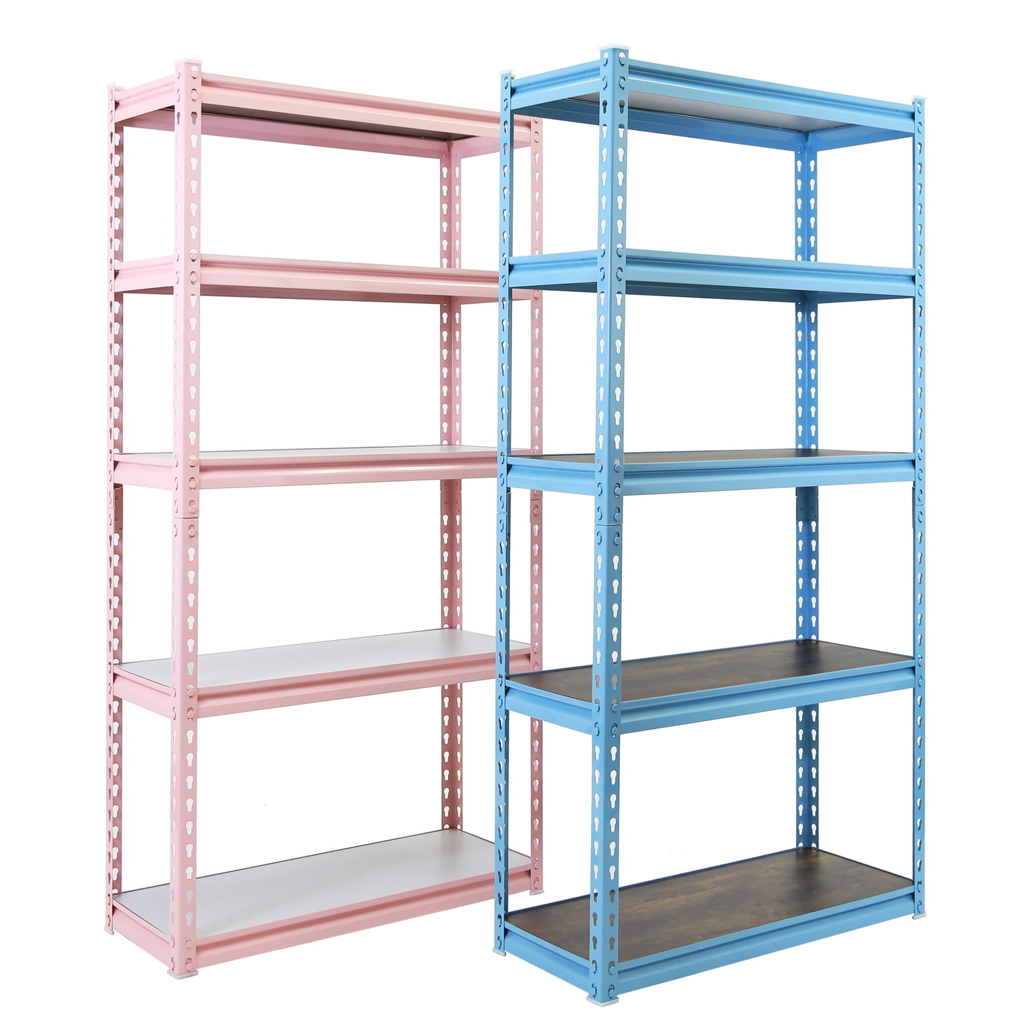 King's Rack Pink 5-Tier Metal Boltless Storage Shelving
