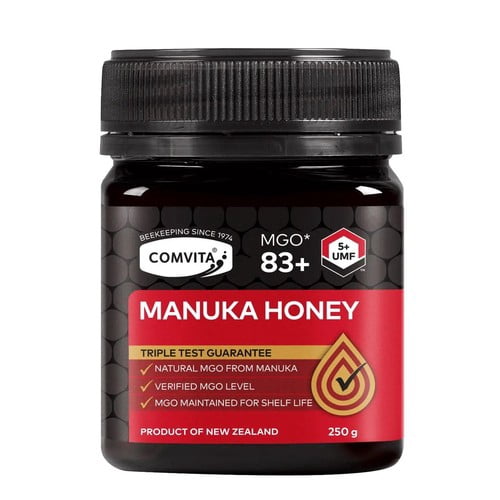 Comvita Manuka Honey MGO 83+ (UMF 5+) 250g, British Import (Pack of 2)