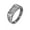 Antique Silver, variant on Unisex Stainless Steel Rectangular Glossy Signet Ring Simple 8MM Band Lucky Finger Ring Silver Size 7