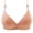Khaki, variant on Womens Bras No Underwire Full Coverage Gathering Breathable Comfort Soft Adjustable Everyday Bras Hot Pink M