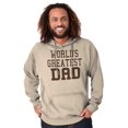 thumbnail image 4 of Father's Day World's Greatest Dad Hoodie Hooded Sweatshirt Men Brisco Brands X, 4 of 6
