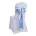 thumbnail image 2 of Chair Ribbon Bow Strap Wedding Banquet Party Event Decoration Chair Bow Tie Chair Bow/ Chair cover back flower bow ribbon chair back flower 17cmX275cm I, 2 of 4