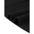 thumbnail image 5 of INSPIRE CHIC Work Dress for Women A-Line Short Sleeve Business Elegant Midi Dresses XS Black, 5 of 6