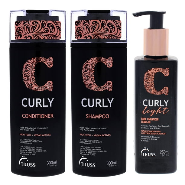 Truss Curly Shampoo and Conditioner and Light Cream Kit - Walmart.com