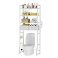 thumbnail image 1 of Estantería de almacenamiento para baño Simple Trending de 4 niveles, blanca, 1 of 8