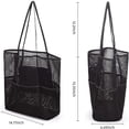 thumbnail image 2 of Mesh Beach Bag | Large Lightweight Waterproof Sandproof Beach Tote Bags with 4 Side Small Bags  for Women, 2 of 6