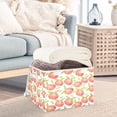 thumbnail image 5 of Peaches leaves white background Large Toy Box Chest Storage with Flip-Top Lid, Collapsible Storage Boxes Container Bins for Toys, Playroom Organizers, 5 of 5