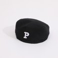 thumbnail image 1 of Doitbest-boina de algodón para bebé, gorro con visera, letra P sólida, accesorios para niños de 2 a 5 años Fivean unisex, 1 of 2