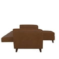 Novogratz Perry Reversible Sectional Futon with Storage, Convertible