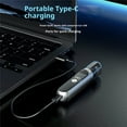 thumbnail image 3 of Nose Hair Trimmer for Mens and Women- 2025 Professional Painless Eyebrow & Facial Hair Trimmer for Men Women, TYPE-C- power supply Trimmer with Waterproof, Dual Edge Blades for Easy Cleansing Black, 3 of 5
