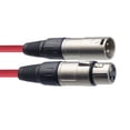 thumbnail image 2 of STAGG - 3 Pin XLR Male to Female Microphone Lead 6m Red, 2 of 7