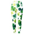 thumbnail image 3 of Wangmeiwg St Patricks Day Leggings for Women Women's Printed High Waist Control Tights for Yoga and Sport Activities Green L, 3 of 3