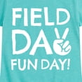 thumbnail image 3 of Instant Message - Field Day Fun Day Peace Sign - Toddler And Youth Girls Short Sleeve Graphic T-Shirt, 3 of 6