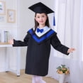 thumbnail image 3 of Ensemble de Robe de Collation des Grades et Franges pour Enfants pour Cosplay Photographie Performance Maternelle (Bleu, Hauteur 110cm), 3 of 9