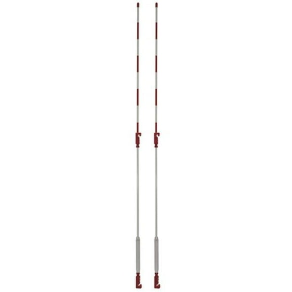 Jaypro Sports VBA-80 Universal Antennae, Red & White