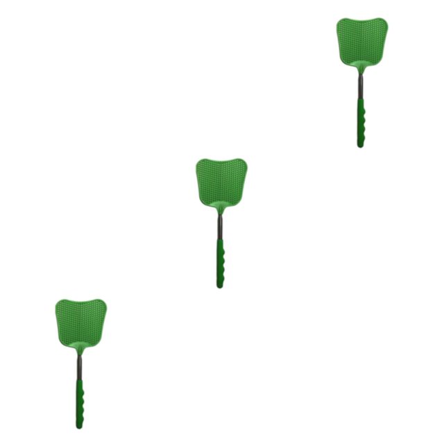 Bearachild Matamoscas de repuesto antideslizante ergonómico con forma de hoja de 12cm de PVC para el hogar, dormitorio, restaurante, mosca, Type1 NO1