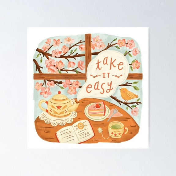 Take It Easy Poster, UNFRAMED-8x12