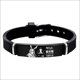 thumbnail image 4 of Pulseras de Arknights, brazaletes de silicona de acero de titanio, joyería de Anime para mujer, Skadi, corazón corrupto, moda para parejas, 4 of 5