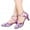 Purple, variant on Dress Shoes for Women Sparkly Latin Dance Shoes High Heels Summer Fall Dressy Pump For Girls