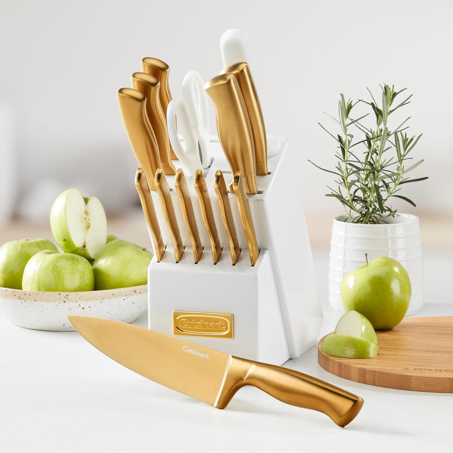 Cuisinart Professional Block Knife Set, 15pc Cutlery Knife Set