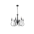 thumbnail image 3 of Flynx 6 lights pendant in black, 3 of 7