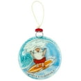 thumbnail image 2 of Ruth's Ethical Goods Mele Kalikimaka Merry Christmas Santa Hawaii Christmas Tree Ornament - Art Glass Light Catcher Map Hanging Decoration, 2 of 5
