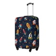 thumbnail image 2 of Bixox Washable Spaceships and Stars Printed Luggage Cover, Fashion Suitcase Protector Fits for X-Large luggage, 2 of 8