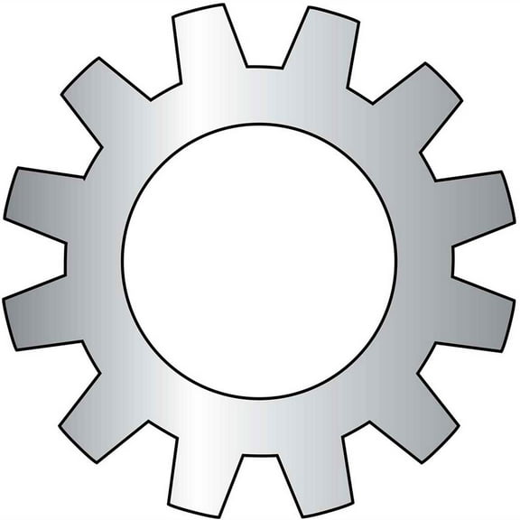 External Tooth Lock Washer - 5/16"" - Steel - Zinc CR 3 - Pkg of 500 - BBI 23908