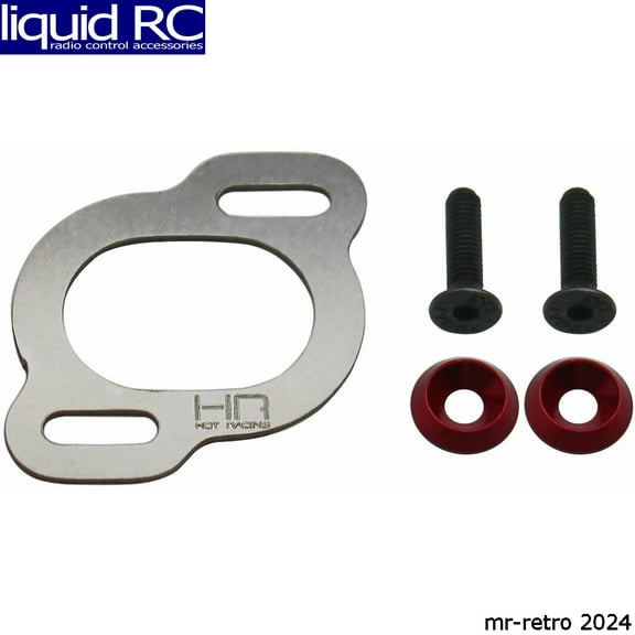 Hot Racing GRR18W Stainless Steel Motor Screw Mount Plate Gorgon