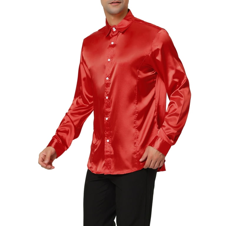 Bright red best sale dress shirt