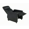 thumbnail image 4 of Toohey Upholstered Home Theater Push Back Recliner Black, 4 of 5