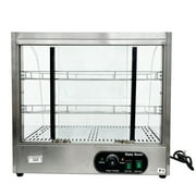 INTBUYING 3 Tiers Electric Food Warmer Dessert Display Cabinet Heated Case 30-110 ℃