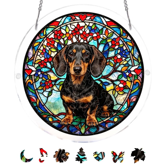 Suncatcher Acrylic Puzzle Decoration Kit