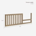 thumbnail image 3 of Evolur Bradford Toddler Rail, Alpine Oak, 3 of 8