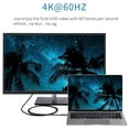 USB C to Mini DP PD Charging Cable Expand Monitor 4K 60Hz for Display