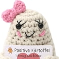 thumbnail image 2 of Lindas Muñecas Patata Positivas Apoyo Emocional Muñeca Ganchillo (patata), 2 of 4