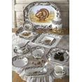 thumbnail image 4 of Spode Woodland Turkey Square Chip & Dip, 4 of 5