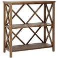 thumbnail image 3 of Safavieh Liam Elm Wood Open Bookcase in Oak, 3 of 5