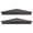 Set of 2 (Black, Beveled), variant on American Art Decor Rustic Whitewashed Wood Floating Corner Shelves - White - Set of 3