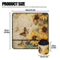 thumbnail image 5 of ZIATUBLE Sunflower Sewing Machine Pad Butterfly Sewing Machine Mat Protective Mat for Standard Household Sewing Machines Waterproof Sewing Machine Pad with Storage Bag Home Decor, 5 of 5