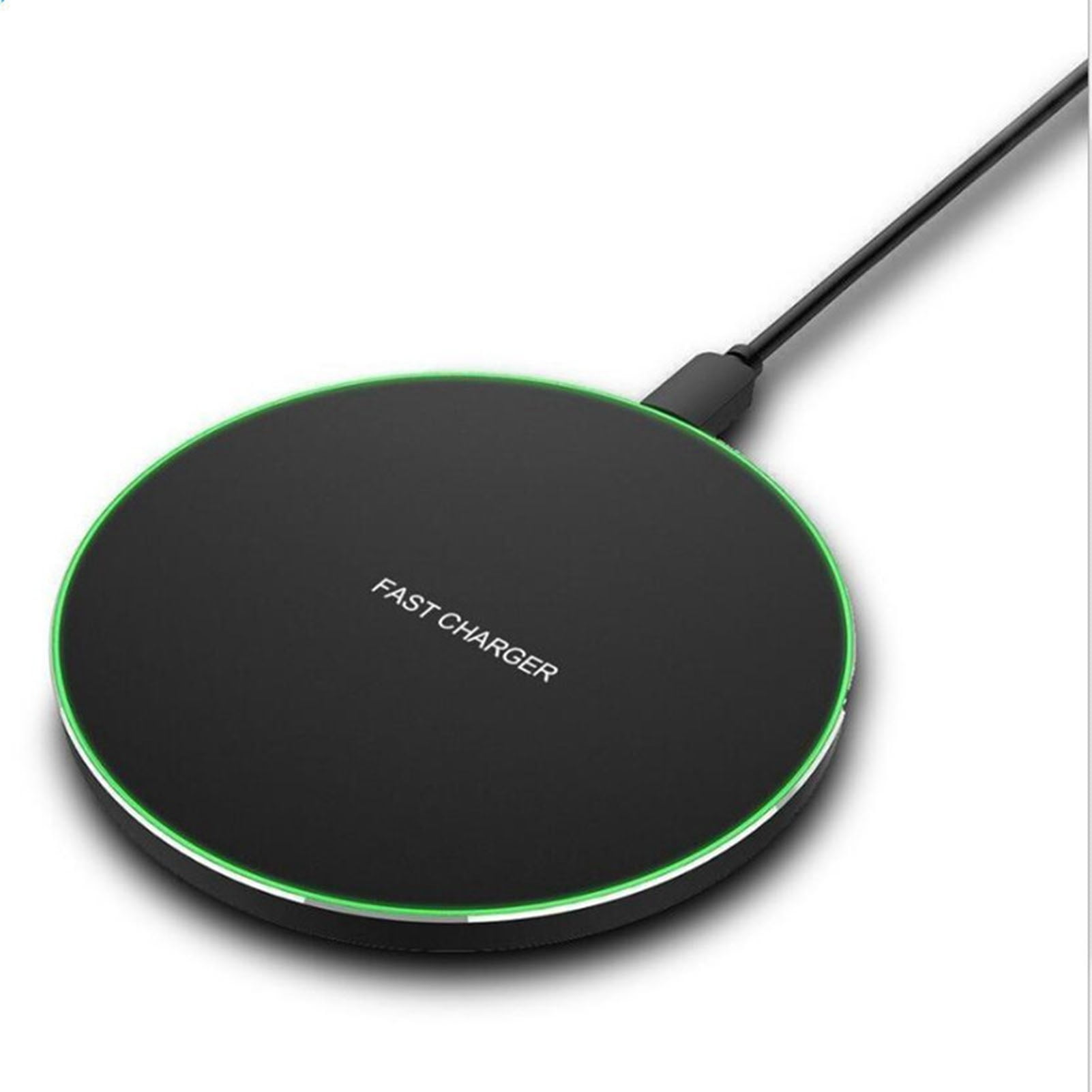 Wireless Charger, Compact Charging Pad Safe To Use Fast  for Phone Black for