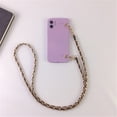thumbnail image 1 of Funda de teléfono de cadena de pulsera de cuero con collar de cordón cruzado de lujo para iphone 13 11 12 14 Pro Max XR X XS 7 8 plus correa de cubierta Tan Jianjun unisex, 1 of 2