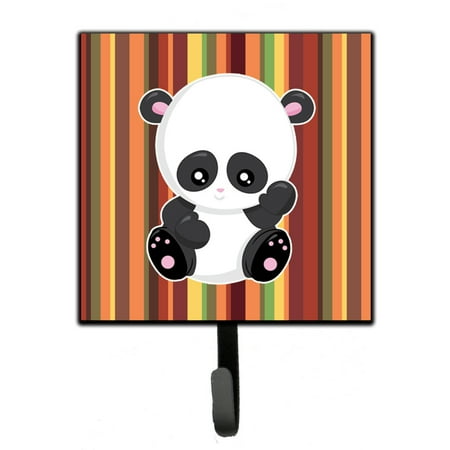 

Carolines Treasures BB6802SH4 Striped Panda Leash or Key Holder 7Hx4.25W multicolor