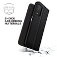 thumbnail image 6 of ZIZO WALLET Series for REVVL V Plus 5G Case - Card Slot Kickstand Vegan Leather - Black, 6 of 6