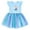 Blue ombre, variant on Lilo & Stitch Angel Tulle Dress Little Kid to Big
