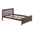 thumbnail image 4 of Carousel Full Size Bed Frame, Classic Solid Wood Platform Bed with Headboard, 4 of 7