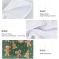 thumbnail image 5 of GZHJMY Gingerbread Man Cookies Kitchen Towels Set of 2, Hanging Hand Towels with Loop Soft Absorbent Durable for Bathroom Kitchen Decor, 5 of 7