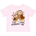 thumbnail image 3 of Inktastic My Grandma Loves Me- Cute Owl Family Boys or Girls Toddler T-Shirt, 3 of 5
