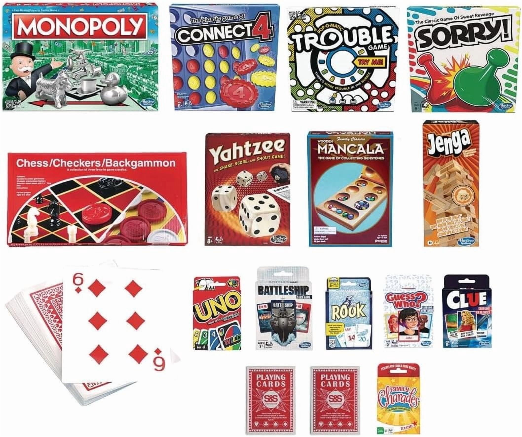 Games Pack – 17 Classic & Engaging Games, Perfect for Summer Camps, Afterschool Programs, Family Game Nights, Nursing Homes, & Group Activities!