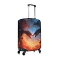 thumbnail image 3 of Balery Luggage Cover Red And Blue Fire Cloud Dragon Print Suitcase Covers for Luggage Elastic Washable Suitcase Protector Fits 18-32 Inch Luggage-X-Large, 3 of 9